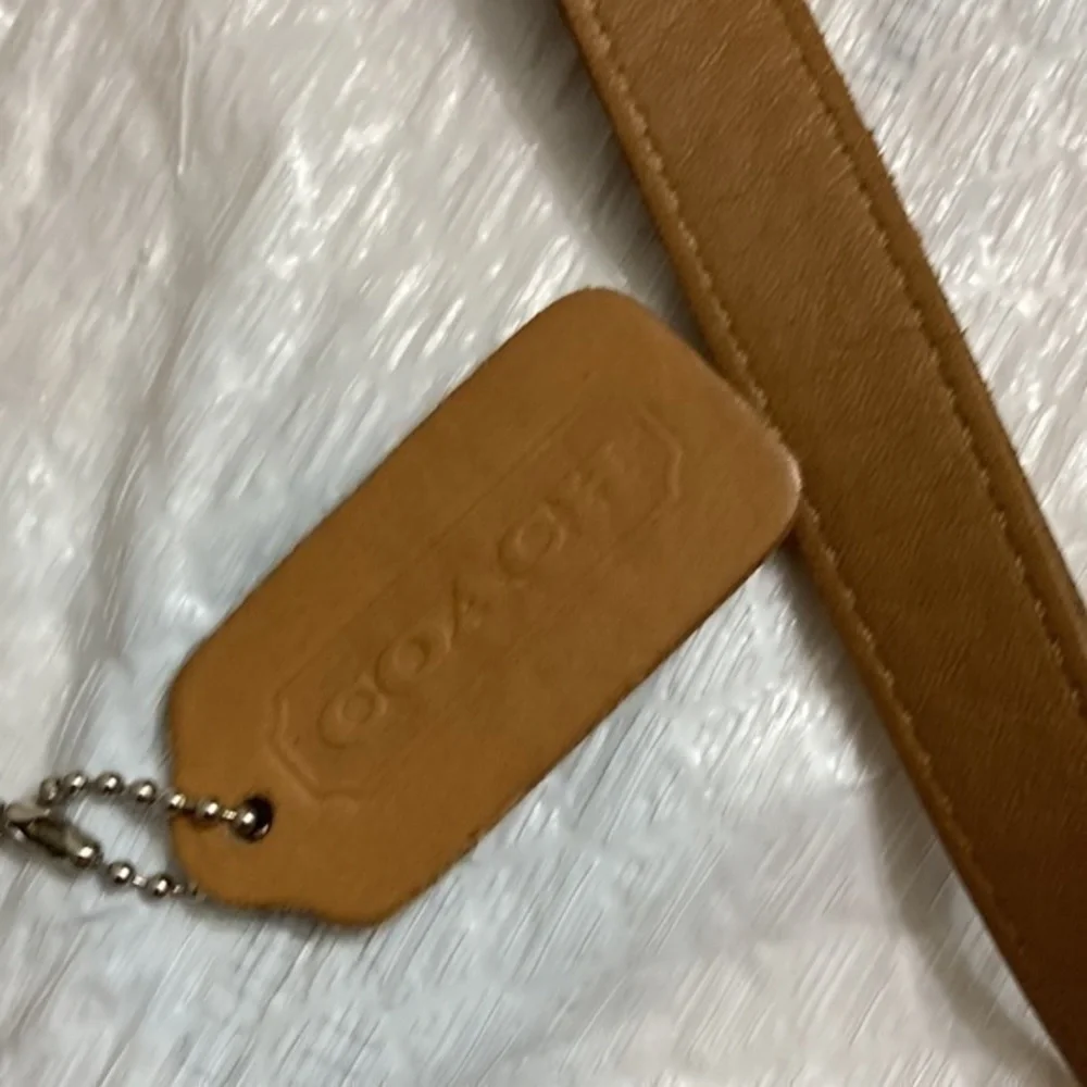 Coach vintage leather tan slim hippie crossbody bag 9135 Costa Rica